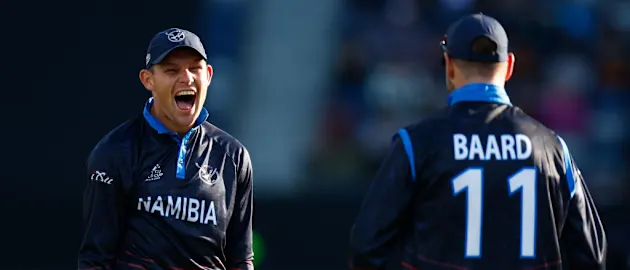 Namibia led by Gerhard Erasmus overcame former champions Sri Lanka in the Men's T20WC 2022