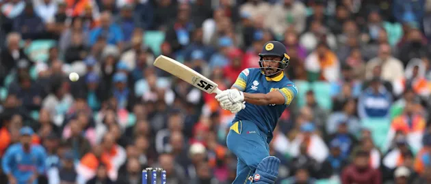 Danushka Gunathilaka kept things afloat for his side with a fine half-century.