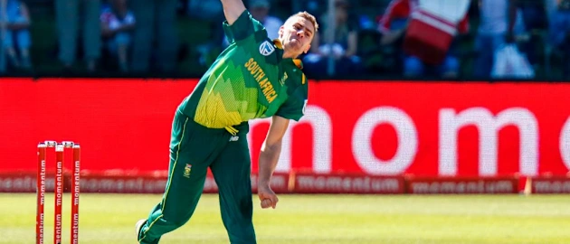 Anrich Nortje has played four ODIs for South Africa