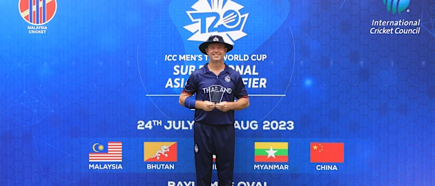 Jandre Coetzee won the Player of the Match award for his all-round brilliance