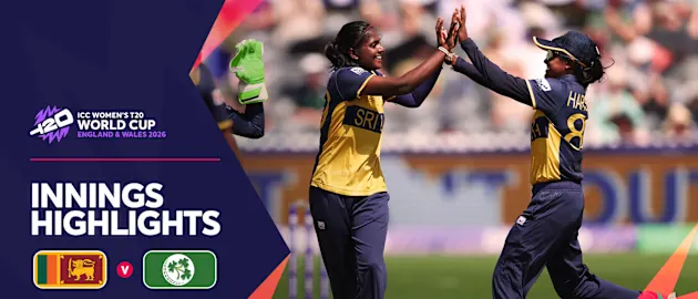 Sri Lanka bowlers shine as Ireland restricted to 130 | Innings Highlights | Women's T20WC 2026