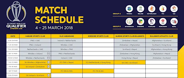 Match Schedule