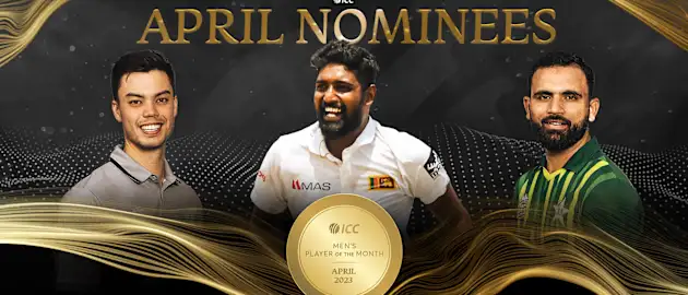 ICC Men's Player of the Month for April 2023