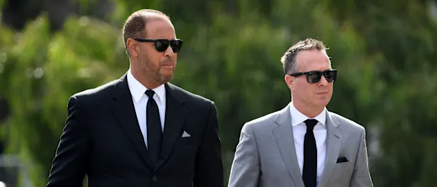 Andrew Symonds and Michael Vaughan