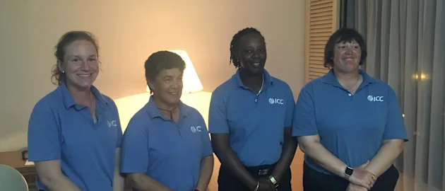 From left to right - Claire Polasek, Kathleen Cross, Jacqueline Williams and Sue Redfern