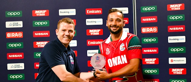 Player of the Match Fayyaz Butt.