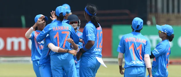 Anuja Patil was the pick of India's bowlers, taking 2/23 as South Africa reached 164/4