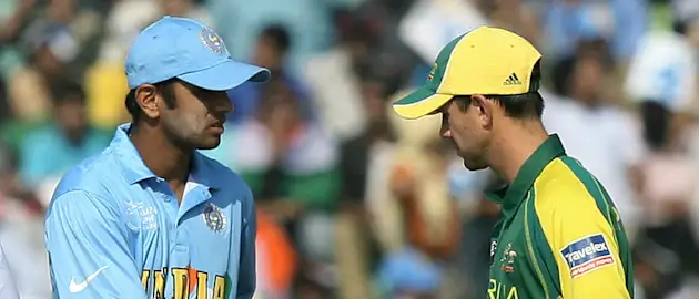 Rahul Dravid and Ricky Ponting