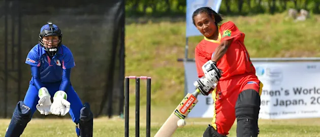 A half century from Tanya Ruma (69 off 61 balls) powered the PNG Lewas to a 78-run win over Japan