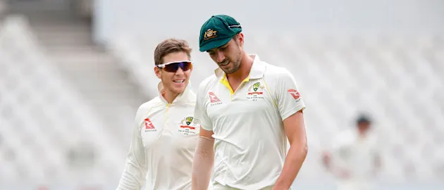Tim Paine and Pat Cummins