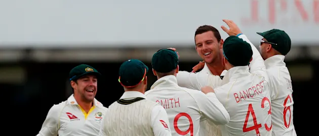Josh Hazlewood was sensational on day two with figures of 3/58