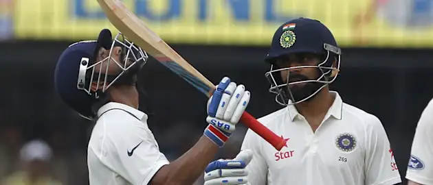 77241 Cricket- India and New Zealand 3rd Test Day 2