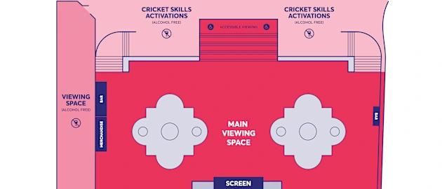 London Fanzone map - Sunday 14 July