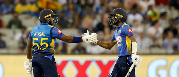 Kusal Perera scored a half-century to boost Sri Lanka's total