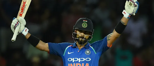 Virat Kohli is now on 887 points – equaling the highest ODI rating points by an India batsman, recorded by Sachin Tendulkar in 1998.