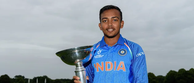 India U19s - Prithvi Shaw