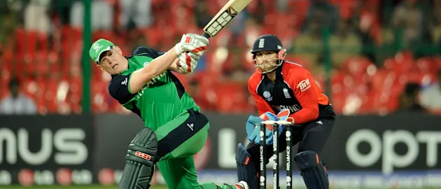 Kevin O'Brien shot to fame when he guided Ireland to victory over England at the World Cup
