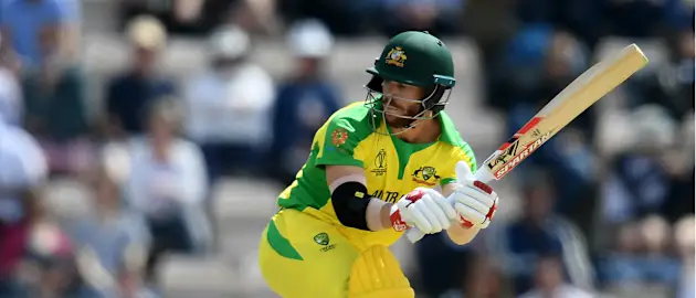 David Warner looks set for a big score after his fluent 43 against England