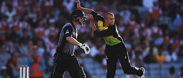 Ashton Agar led the Australian bowling attack with figures of 3/27
