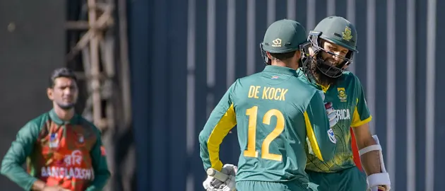 It was a thumping ten-wicket victory by South Africa as the hosts took a 1-0 lead in the ODI series.