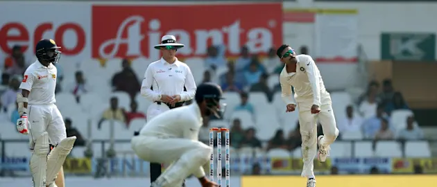 Ravindra Jadeja and R Ashwin kept the Sri Lankan batsmen in check as they kept on taking wickets at regular intervals.