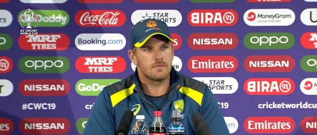 CWC_2019_MATCH45_AUSvSA_AUS_FINCH_MEDIA_CONFERENCE_ICC