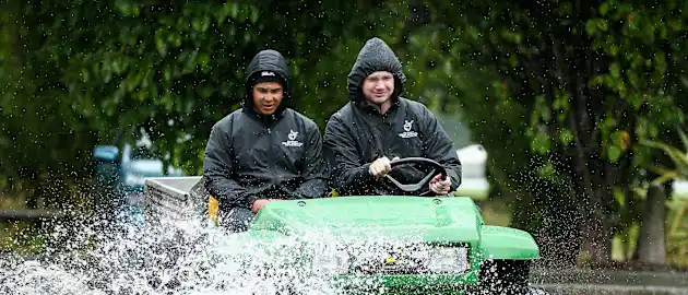 Wet conditions in Christchurch prevented play on the fourth day of U19CWC warm-ups
