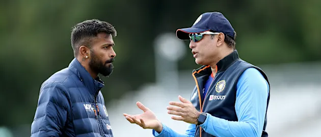 Hardik Pandya VVS Laxman - New Zealand vs India