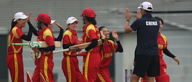 China sealed a thumping nine-wicket win over Myanmar