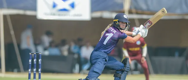 Darcey Carter batting 