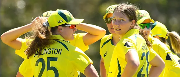 Darcie Brown starred in Australia's victory