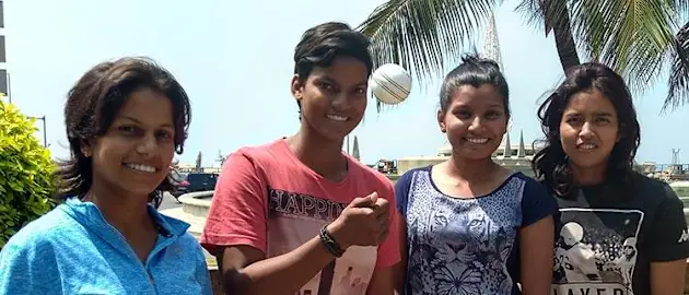 Ekta Bisht, Poonam Yadav, Rajeshwari Gayakwad and Deepti Sharma – India Women’s spin quartet.