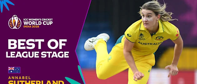 Sutherland shines with ball in hand | Best of league stage | CWC25 
