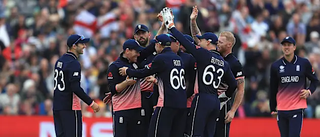 Ben Stokes struck to remove Aaron Finch for a splendid 64-ball 68 to bring England back in the contest.