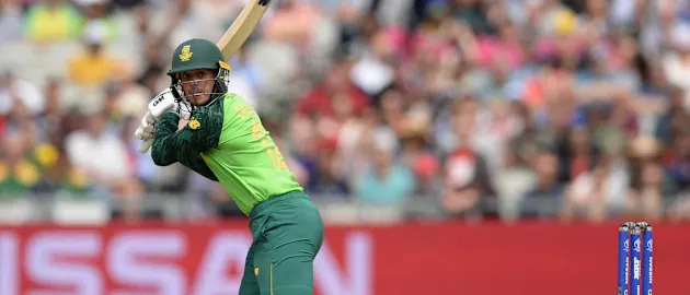 Quinton de Kock made a quick 37-ball 52 in the second T20I