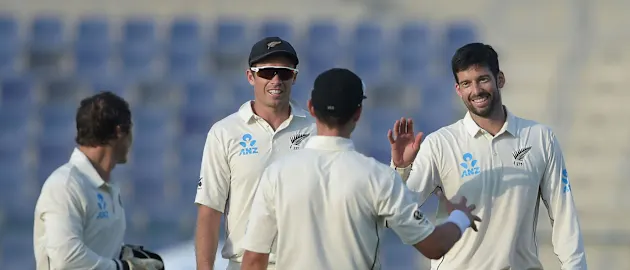 William Somerville took 4/75 in his maiden Test spell to peg Pakistan back
