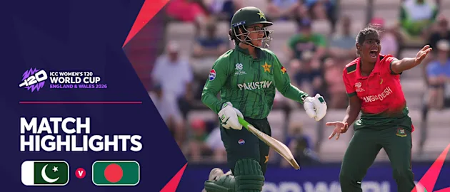 Bangladesh script spirited comeback to beat Pakistan | Match Highlights | Women's T20WC 2026
