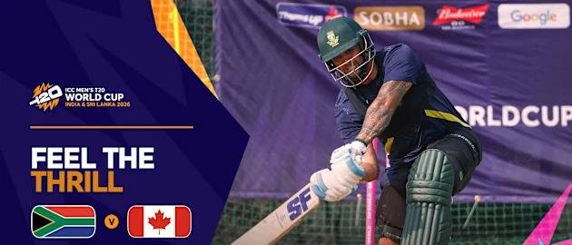 South Africa v Canada | Feel The Thrill | T20WC 2026