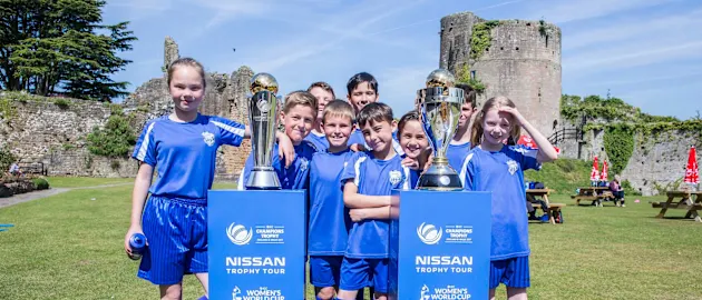 Nissan Trophy Tour takes cricket to the castles of South Wales