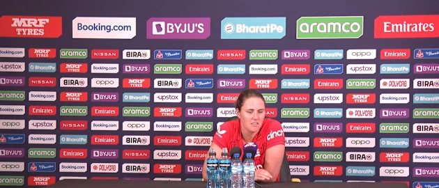 England-player-Nat-Sciver-Brunt-post-match-11FEB2023
