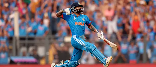 Kohli Celebration