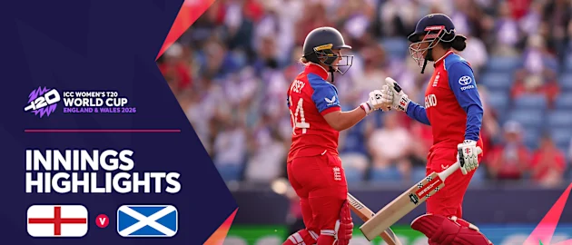 Late fireworks propel England to 200 against Scotland | Innings Highlights | Women's T20WC 2026