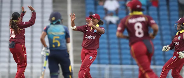 Anissa Mohammed took 2 for 16 in her 10 overs