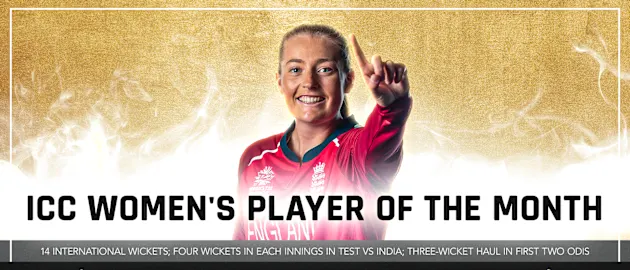 Sophie Ecclestone POTM June