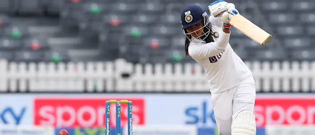 Sneh Rana batted India to safety on the fourth day in Bristol (Getty Images)