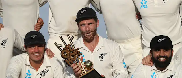 New Zealand took the series 2-1 after winning the third Test by 123 runs