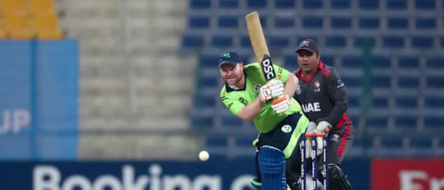 Paul Stirling batting.