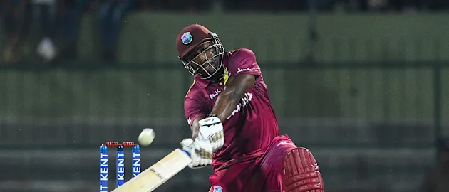 Andre Russell smashed 10 sixes during the two T20Is in Sri Lanka