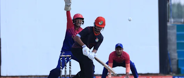 UAE and Singapore in action at the ICC Under-19 Men’s Cricket World Cup Asia Qualifier 2023 in UAE.