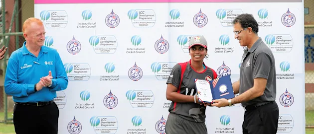 The Player of the Match from UAE v China.